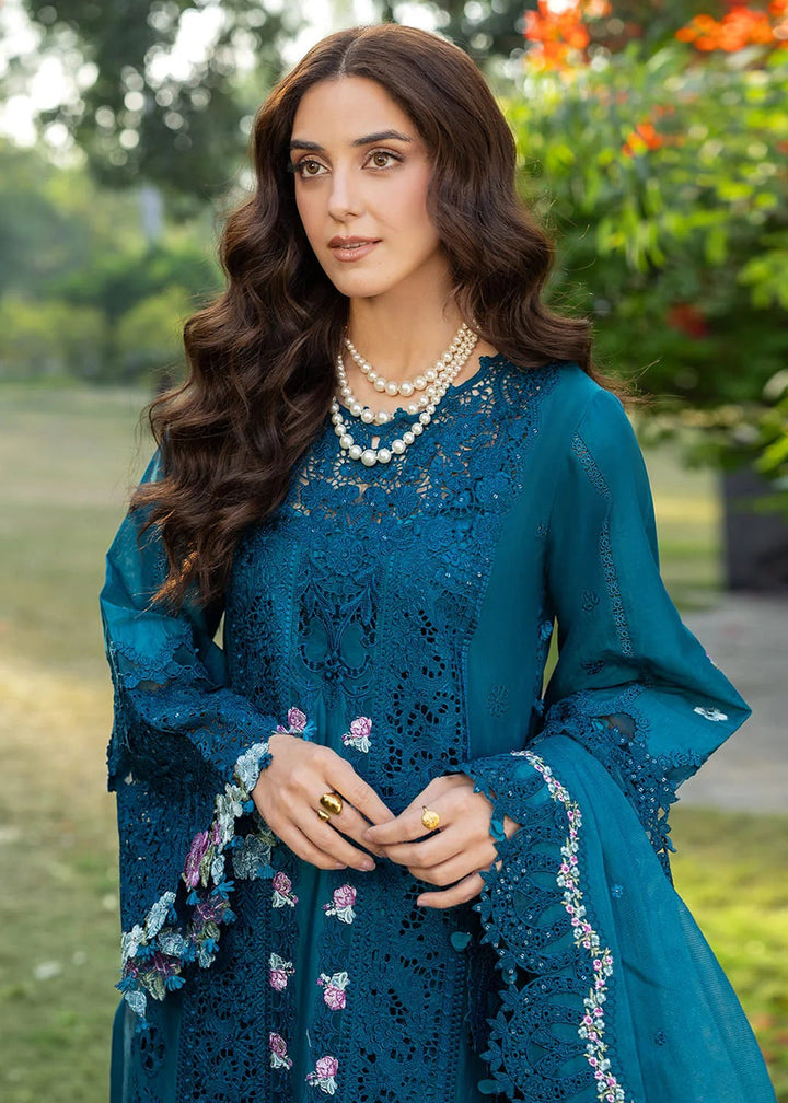 Buy Premium Luxury Lawn '26 by Elaf Premium | ELY-06 SAPPHIRE Online in US, UK, Canada, France, Italy, Germany, Greece, Sweden, UAE & Worldwide at Empress.