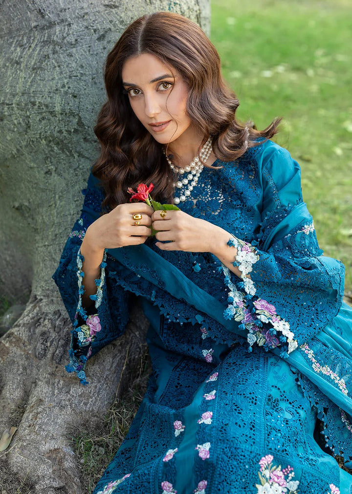 Buy Premium Luxury Lawn '26 by Elaf Premium | ELY-06 SAPPHIRE Online in US, UK, Canada, France, Italy, Germany, Greece, Sweden, UAE & Worldwide at Empress.