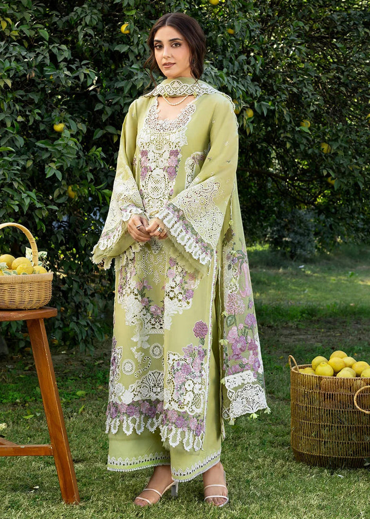 Buy Premium Luxury Lawn '26 by Elaf Premium | ELY-08 PISTACHIA Online in US, UK, Canada, France, Italy, Germany, Greece, Sweden, UAE & Worldwide at Empress.