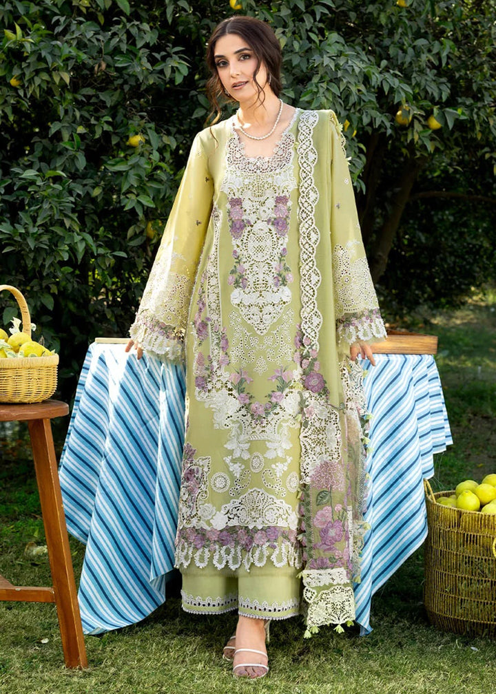 Buy Premium Luxury Lawn '26 by Elaf Premium | ELY-08 PISTACHIA Online in US, UK, Canada, France, Italy, Germany, Greece, Sweden, UAE & Worldwide at Empress.