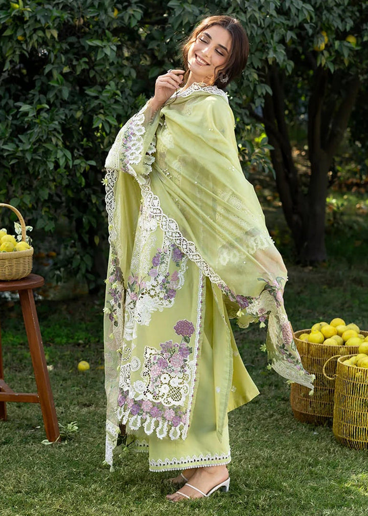 Buy Premium Luxury Lawn '26 by Elaf Premium | ELY-08 PISTACHIA Online in US, UK, Canada, France, Italy, Germany, Greece, Sweden, UAE & Worldwide at Empress.