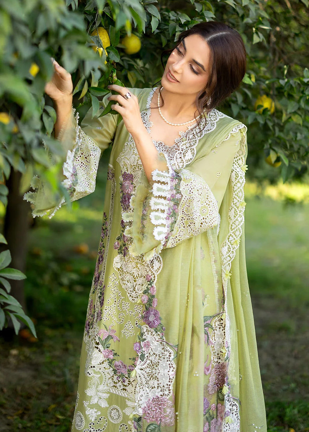 Buy Premium Luxury Lawn '26 by Elaf Premium | ELY-08 PISTACHIA Online in US, UK, Canada, France, Italy, Germany, Greece, Sweden, UAE & Worldwide at Empress.