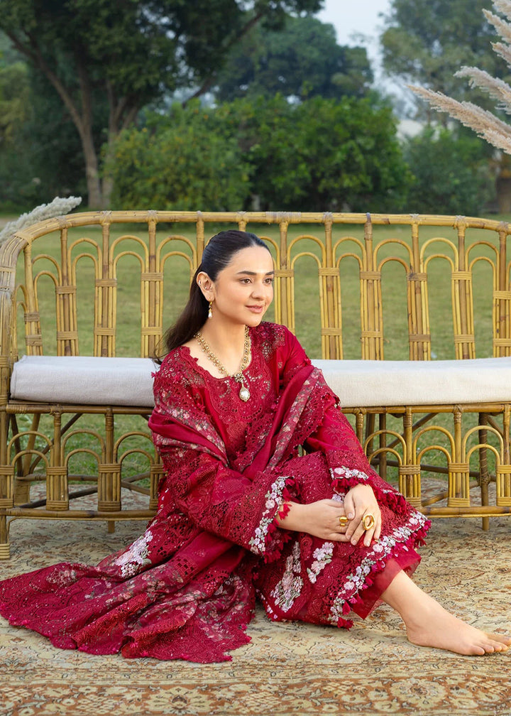 Buy Premium Luxury Lawn '26 by Elaf Premium | ELY-10 CHERIE LADY Online in US, UK, Canada, France, Italy, Germany, Greece, Sweden, UAE & Worldwide at Empress.