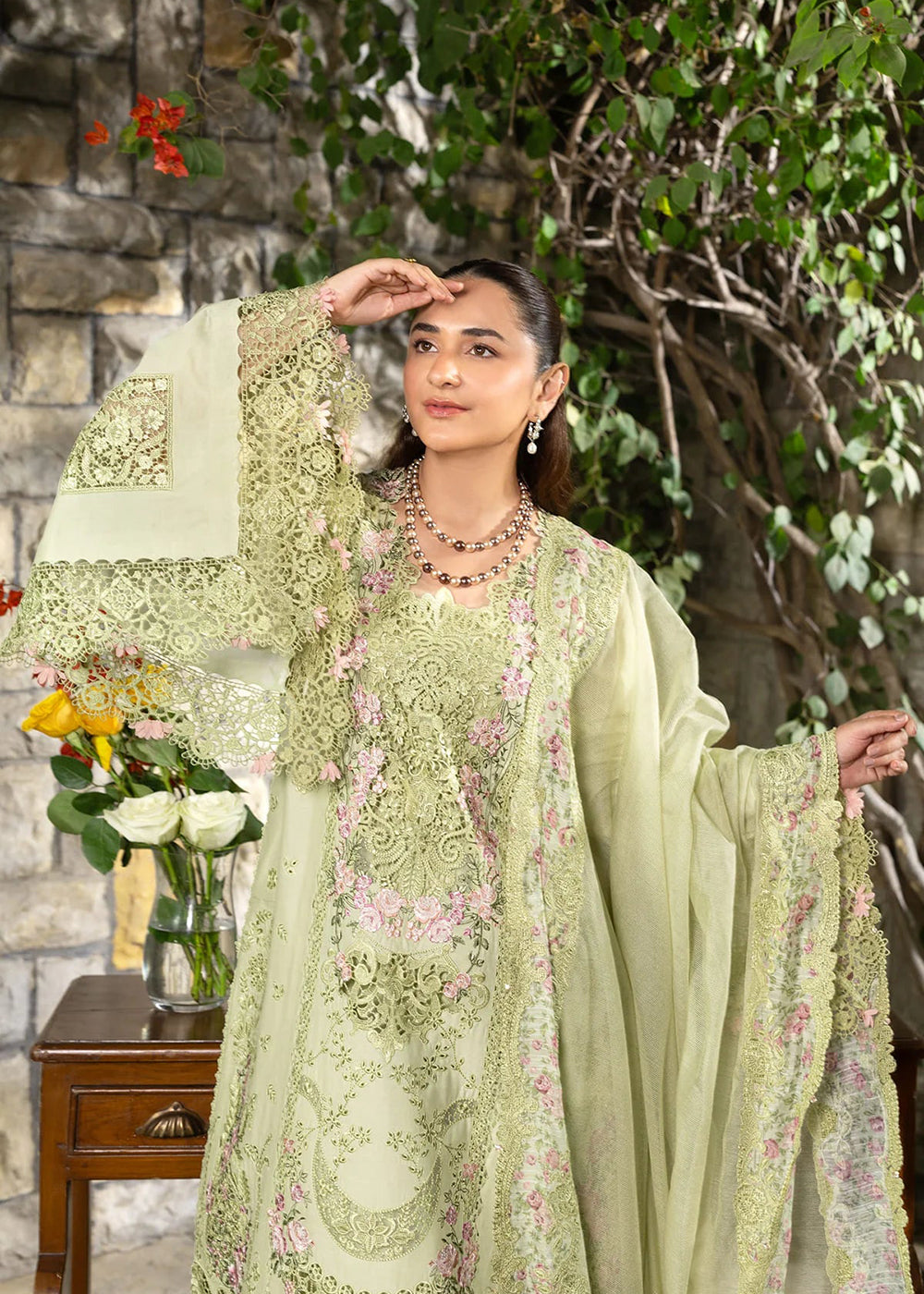 Buy Premium Luxury Lawn '26 by Elaf Premium | ELY-11 SPANISH MUSE Online in US, UK, Canada, France, Italy, Germany, Greece, Sweden, UAE & Worldwide at Empress.