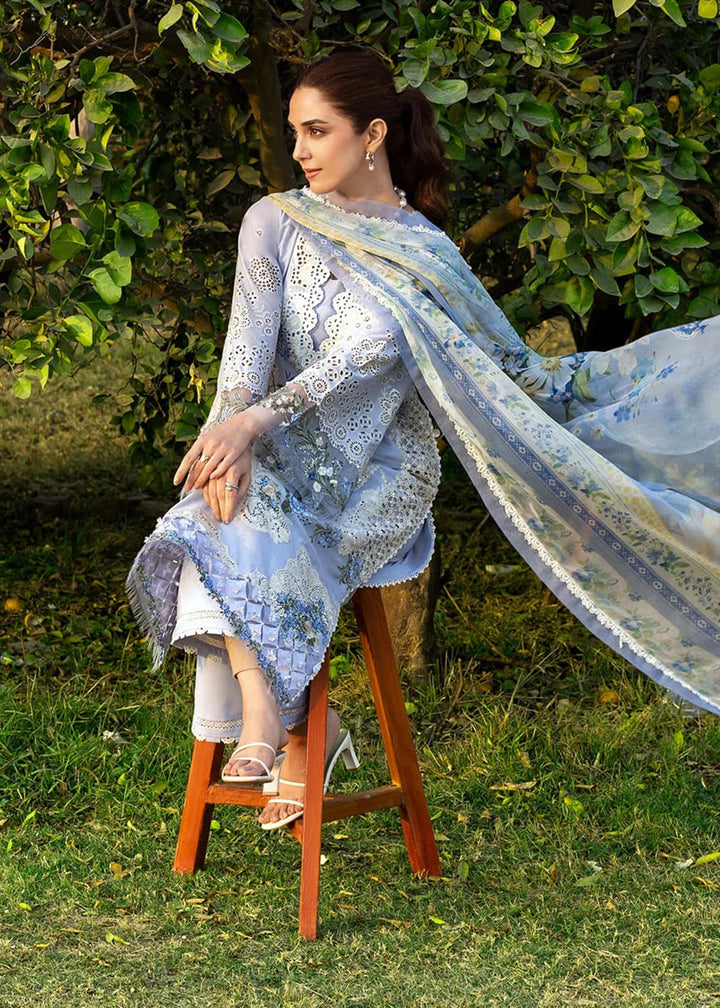 Buy Premium Luxury Lawn '26 by Elaf Premium | ELY-12 SKY BLISS Online in US, UK, Canada, France, Italy, Germany, Greece, Sweden, Africa & Worldwide at Empress.