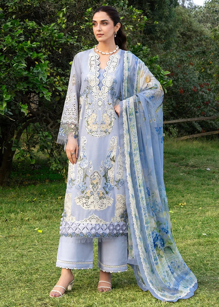 Buy Premium Luxury Lawn '26 by Elaf Premium | ELY-12 SKY BLISS Online in US, UK, Canada, France, Italy, Germany, Greece, Sweden, Africa & Worldwide at Empress.