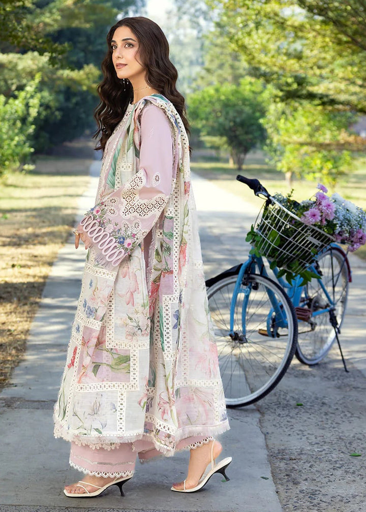 Buy Premium Luxury Lawn '26 by Elaf Premium | ELY-1A MAISON PINK Online in US, UK, Canada, France, Italy, Germany, Greece, Sweden, UAE & Worldwide at Empress.