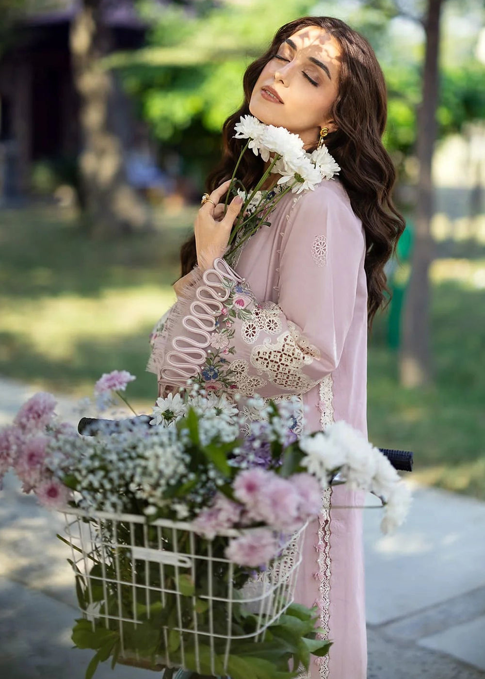 Buy Premium Luxury Lawn '26 by Elaf Premium | ELY-1A MAISON PINK Online in US, UK, Canada, France, Italy, Germany, Greece, Sweden, UAE & Worldwide at Empress.