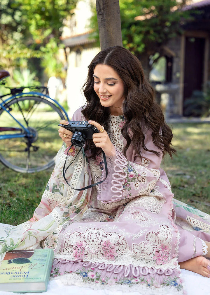 Buy Premium Luxury Lawn '26 by Elaf Premium | ELY-1A MAISON PINK Online in US, UK, Canada, France, Italy, Germany, Greece, Sweden, UAE & Worldwide at Empress.