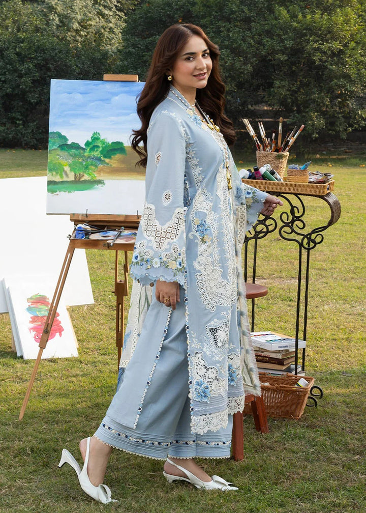 Buy Premium Luxury Lawn '26 by Elaf Premium | ELY-1B SERENITY Online in US, UK, Canada, France, Italy, Germany, Greece, Sweden, UAE & Worldwide at Empress.
