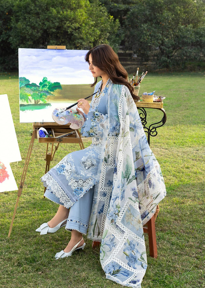 Buy Premium Luxury Lawn '26 by Elaf Premium | ELY-1B SERENITY Online in US, UK, Canada, France, Italy, Germany, Greece, Sweden, UAE & Worldwide at Empress.