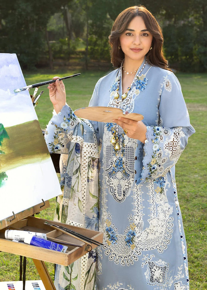 Buy Premium Luxury Lawn '26 by Elaf Premium | ELY-1B SERENITY Online in US, UK, Canada, France, Italy, Germany, Greece, Sweden, UAE & Worldwide at Empress.