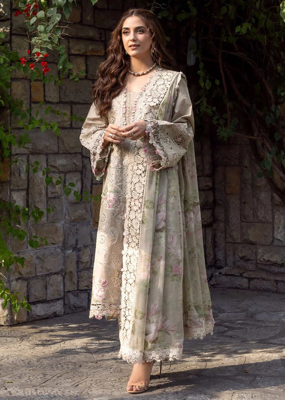 Buy Premium Luxury Lawn '26 by Elaf Premium | ELY-2A CAMELLIA Online in US, UK, Canada, France, Italy, Germany, Greece, Sweden, UAE & Worldwide at Empress.