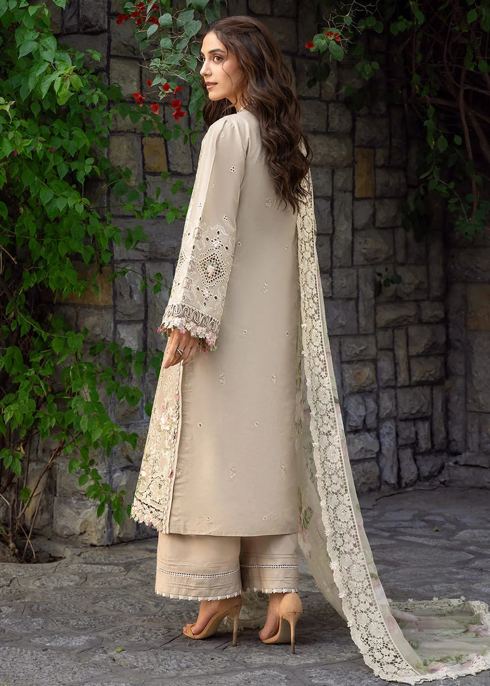 Buy Premium Luxury Lawn '26 by Elaf Premium | ELY-2A CAMELLIA Online in US, UK, Canada, France, Italy, Germany, Greece, Sweden, UAE & Worldwide at Empress.