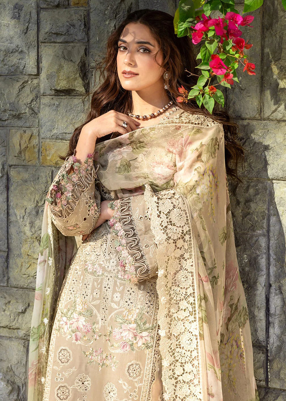 Buy Premium Luxury Lawn '26 by Elaf Premium | ELY-2A CAMELLIA Online in US, UK, Canada, France, Italy, Germany, Greece, Sweden, UAE & Worldwide at Empress.