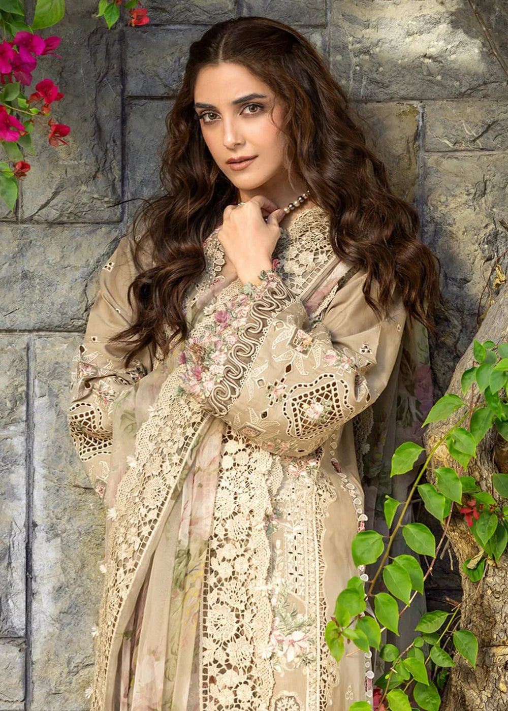 Buy Premium Luxury Lawn '26 by Elaf Premium | ELY-2A CAMELLIA Online in US, UK, Canada, France, Italy, Germany, Greece, Sweden, UAE & Worldwide at Empress.