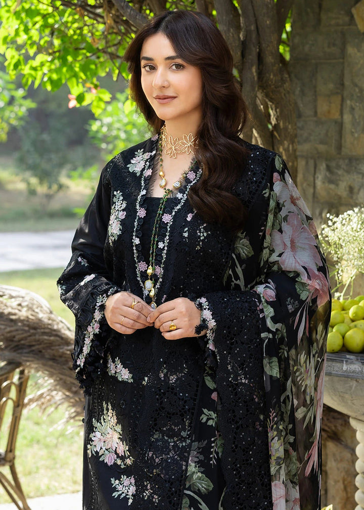 Buy Premium Luxury Lawn '26 by Elaf Premium | ELY-2B MIDNIGHT BLOSSOM Online in US, UK, Canada, France, Italy, Germany, Greece, Sweden & Worldwide at Empress.