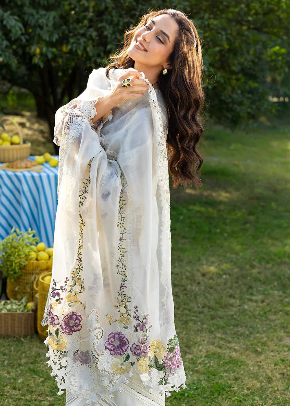Buy Premium Luxury Lawn '26 by Elaf Premium | ELY-3A PERLE Online in US, UK, Canada, France, Italy, Germany, Greece, Sweden, UAE & Worldwide at Empress.