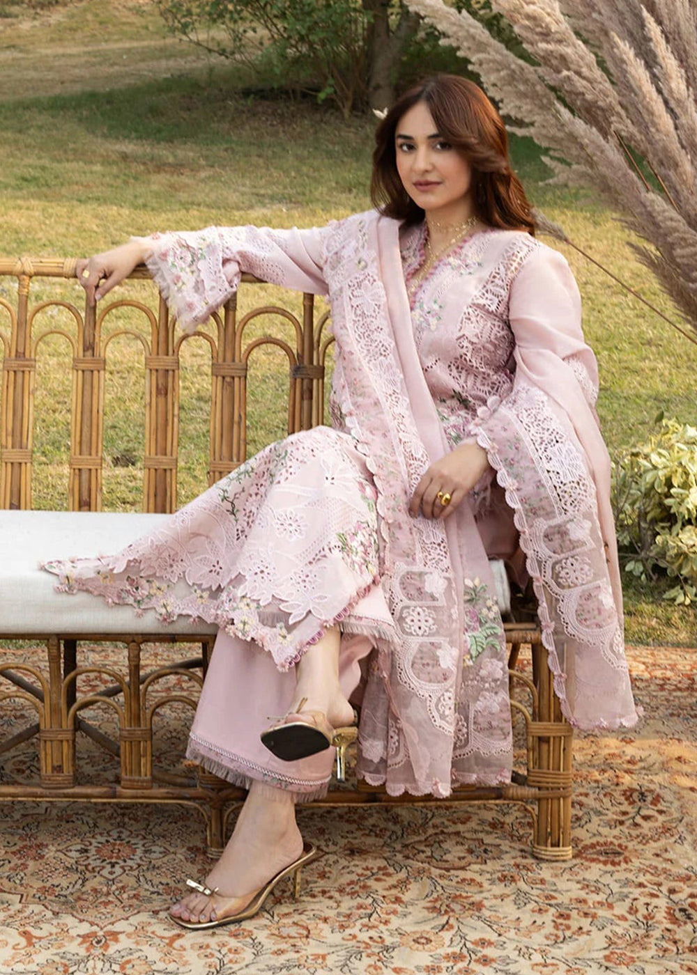 Buy Premium Luxury Lawn '26 by Elaf Premium | ELY-4A BLOOMING Online in US, UK, Canada, France, Italy, Germany, Greece, Sweden, UAE & Worldwide at Empress.