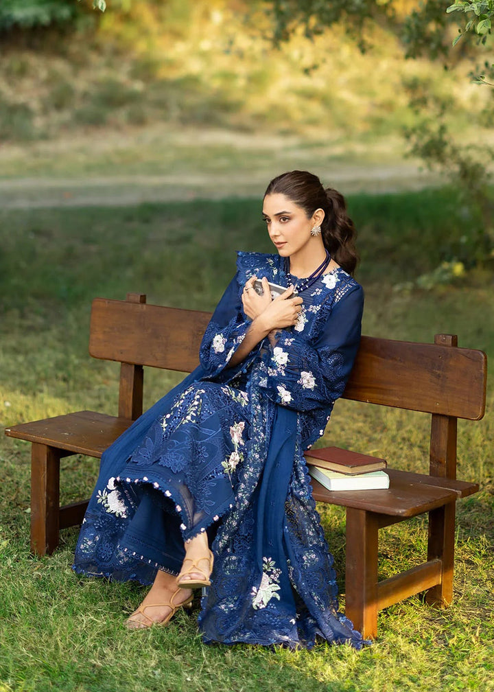 Buy Premium Luxury Lawn '26 by Elaf Premium | ELY-4B BLUE BELLE Online in US, UK, Canada, France, Italy, Germany, Greece, Sweden, UAE & Worldwide at Empress.
