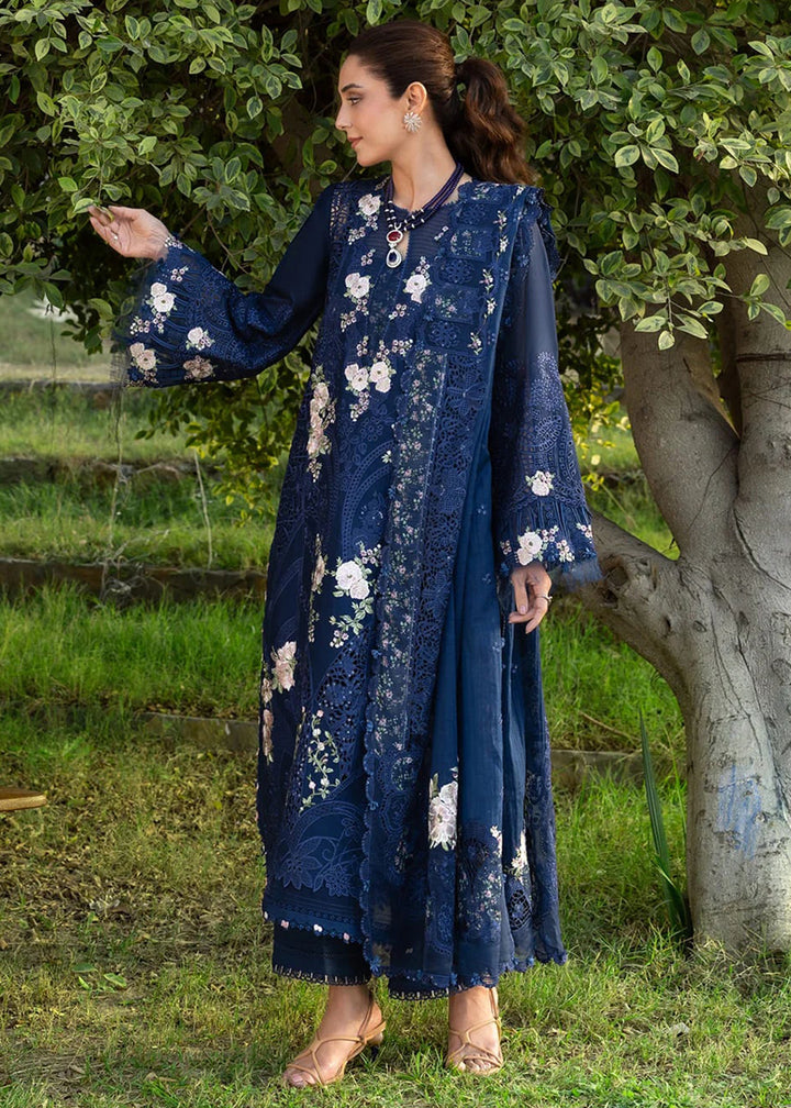 Buy Premium Luxury Lawn '26 by Elaf Premium | ELY-4B BLUE BELLE Online in US, UK, Canada, France, Italy, Germany, Greece, Sweden, UAE & Worldwide at Empress.