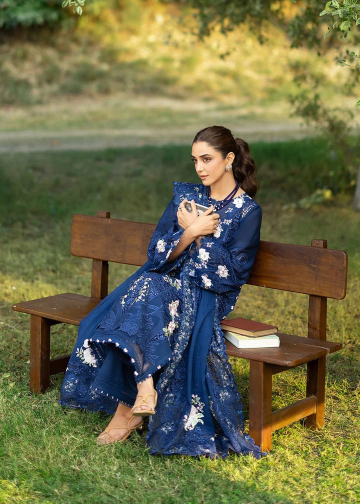 Buy Premium Luxury Lawn '26 by Elaf Premium | ELY-4B BLUE BELLE Online in US, UK, Canada, France, Italy, Germany, Greece, Sweden, UAE & Worldwide at Empress.