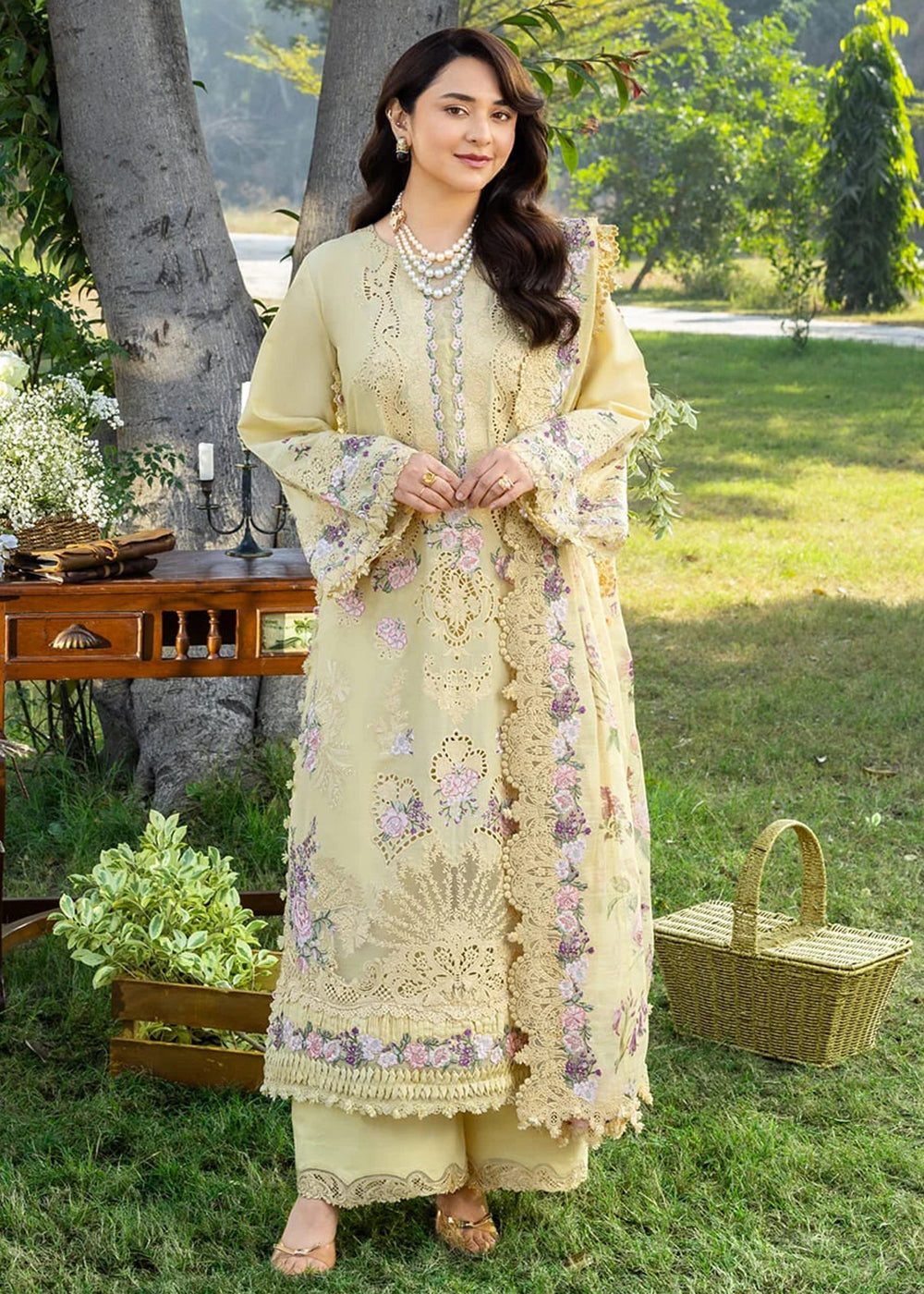 Buy Premium Luxury Lawn '26 by Elaf Premium | ELY-05 SOUCI Online in US, UK, Canada, France, Italy, Germany, Greece, Sweden, UAE & Worldwide at Empress.