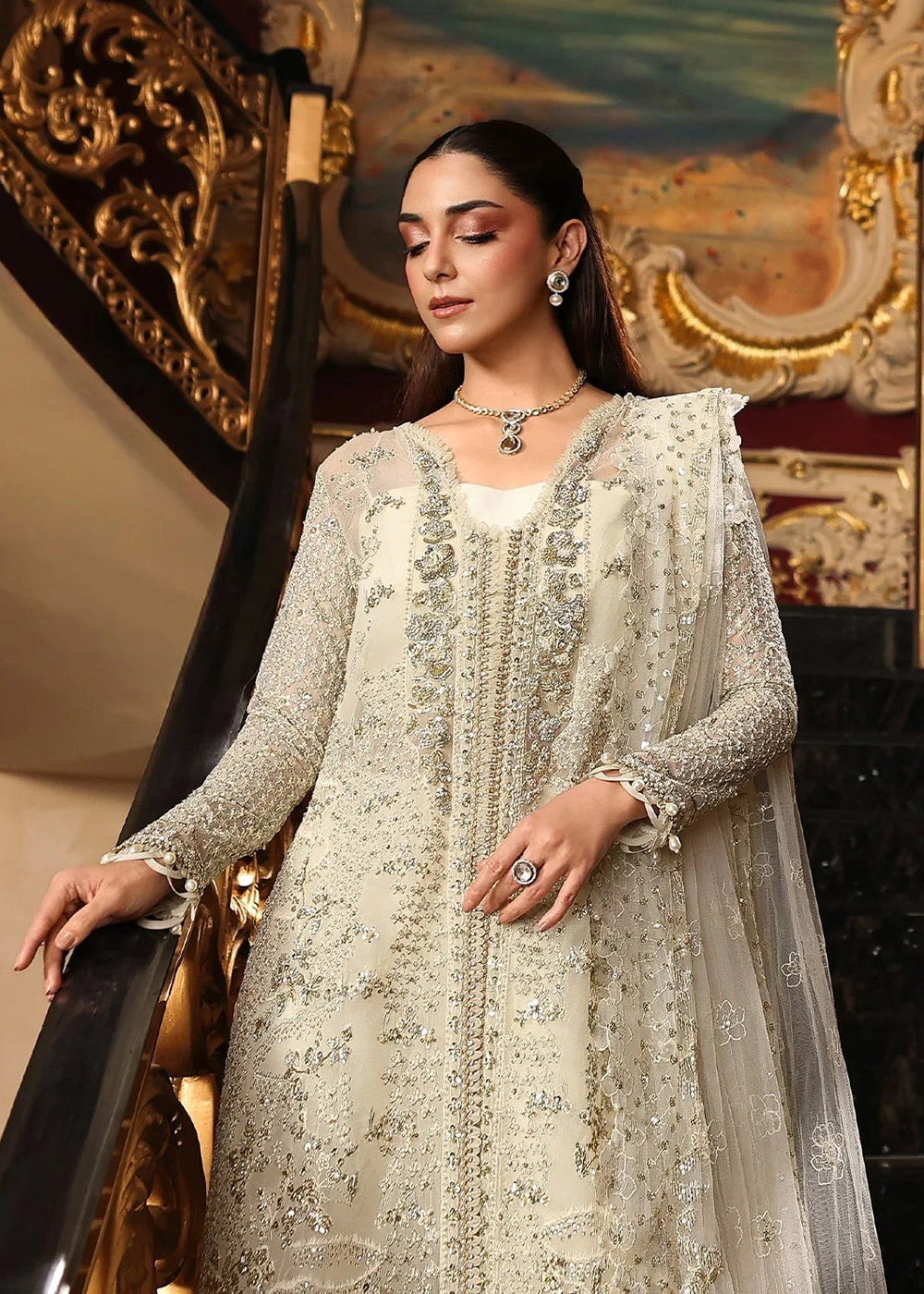 Buy Now Stardom Formals Handwork '25 by Elaf | ESH-01 CELESTIA Online in USA, UK, Canada, Greece, Germany, Ireland, Italy, UAE & Worldwide at Empress Clothing.