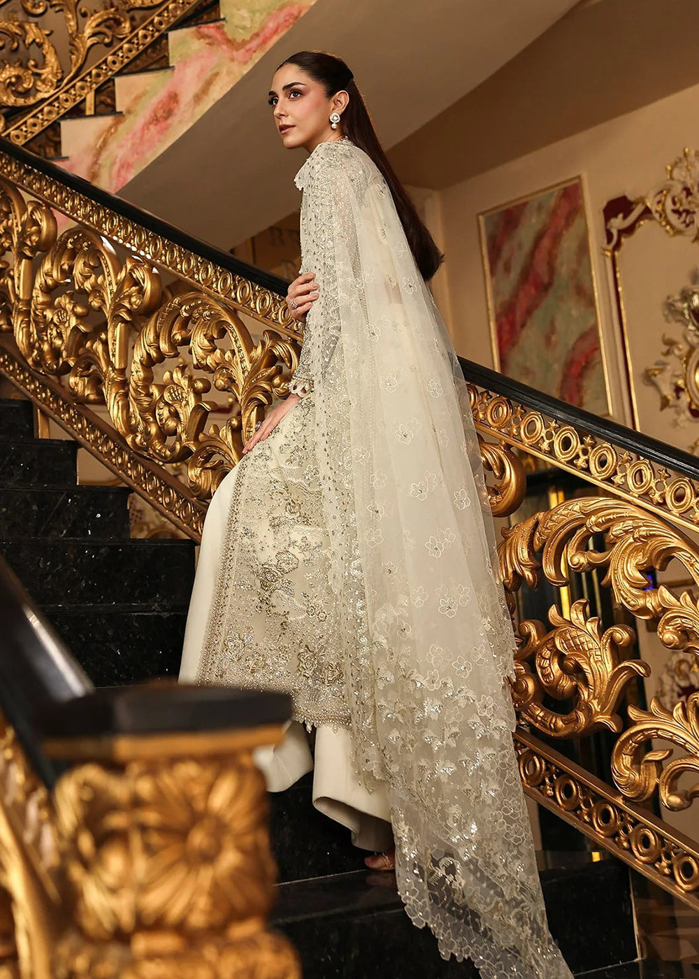 Buy Now Stardom Formals Handwork '25 by Elaf | ESH-01 CELESTIA Online in USA, UK, Canada, Greece, Germany, Ireland, Italy, UAE & Worldwide at Empress Clothing.