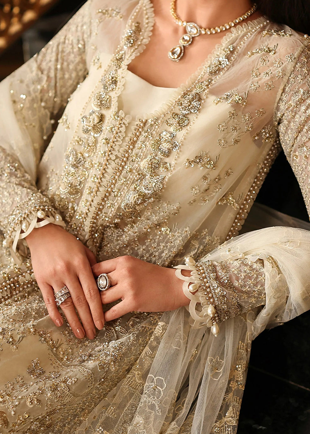 Buy Now Stardom Formals Handwork '25 by Elaf | ESH-01 CELESTIA Online in USA, UK, Canada, Greece, Germany, Ireland, Italy, UAE & Worldwide at Empress Clothing.