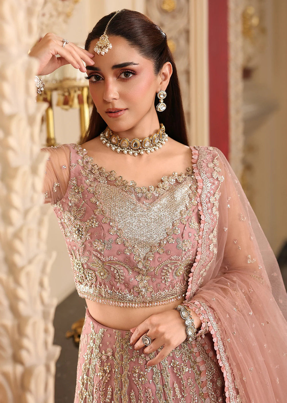 Buy Now Stardom Formals Handwork '25 by Elaf | ESH-02 GLAMOROUS Online in USA, UK, Canada, Greece, Germany, Ireland, Italy, UAE & Worldwide at Empress Clothing.