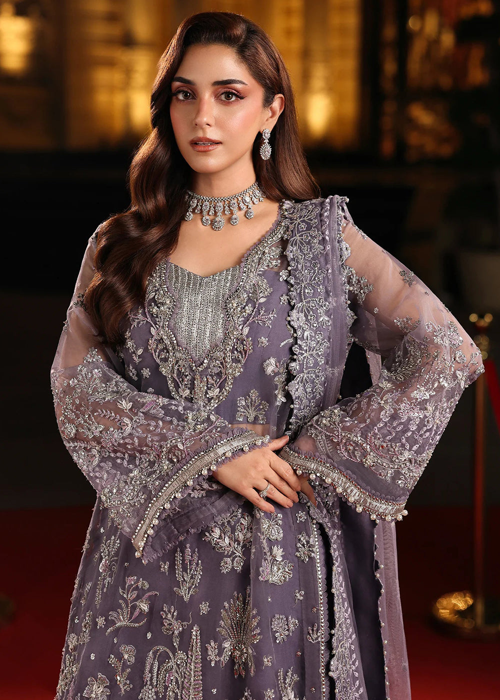 Buy Now Stardom Formals Handwork '25 by Elaf | ESH-03 MUSE Online in USA, UK, Canada, Greece, Germany, Ireland, Italy, UAE & Worldwide at Empress Clothing.