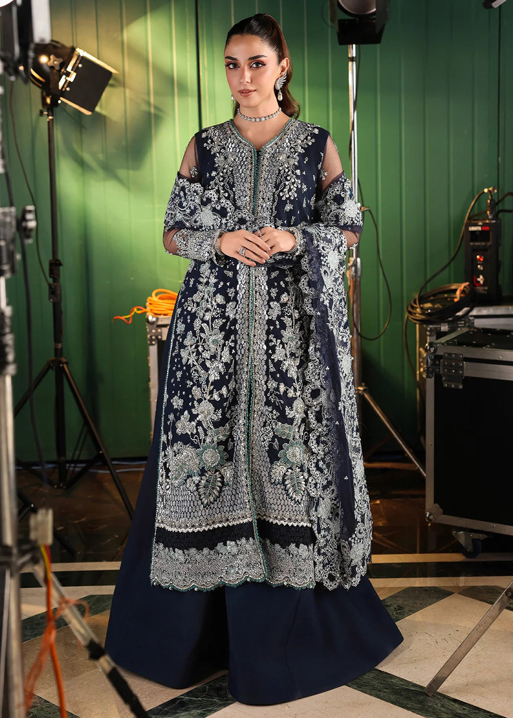 Buy Now Stardom Formals Handwork '25 by Elaf | ESH-05 SKYFALL Online in USA, UK, Canada, Greece, Germany, Ireland, Italy, UAE, Qatar & Worldwide at Empress.