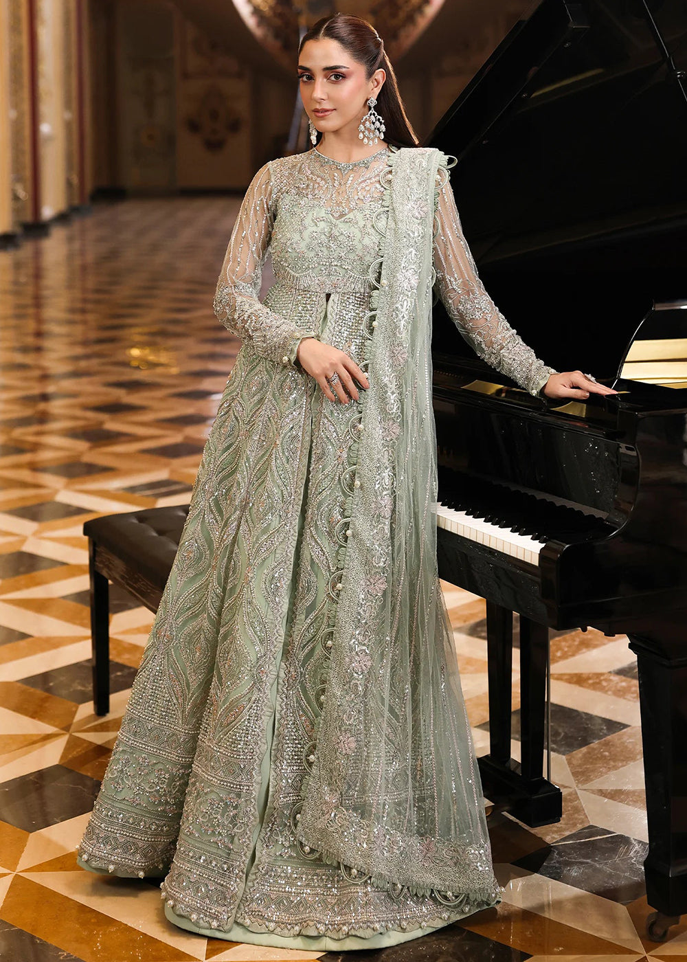 Buy Now Stardom Formals Handwork '25 by Elaf | ESH-10 DIANA Online in USA, UK, Canada, Greece, Germany, Ireland, Italy, UAE, Qatar & Worldwide at Empress.