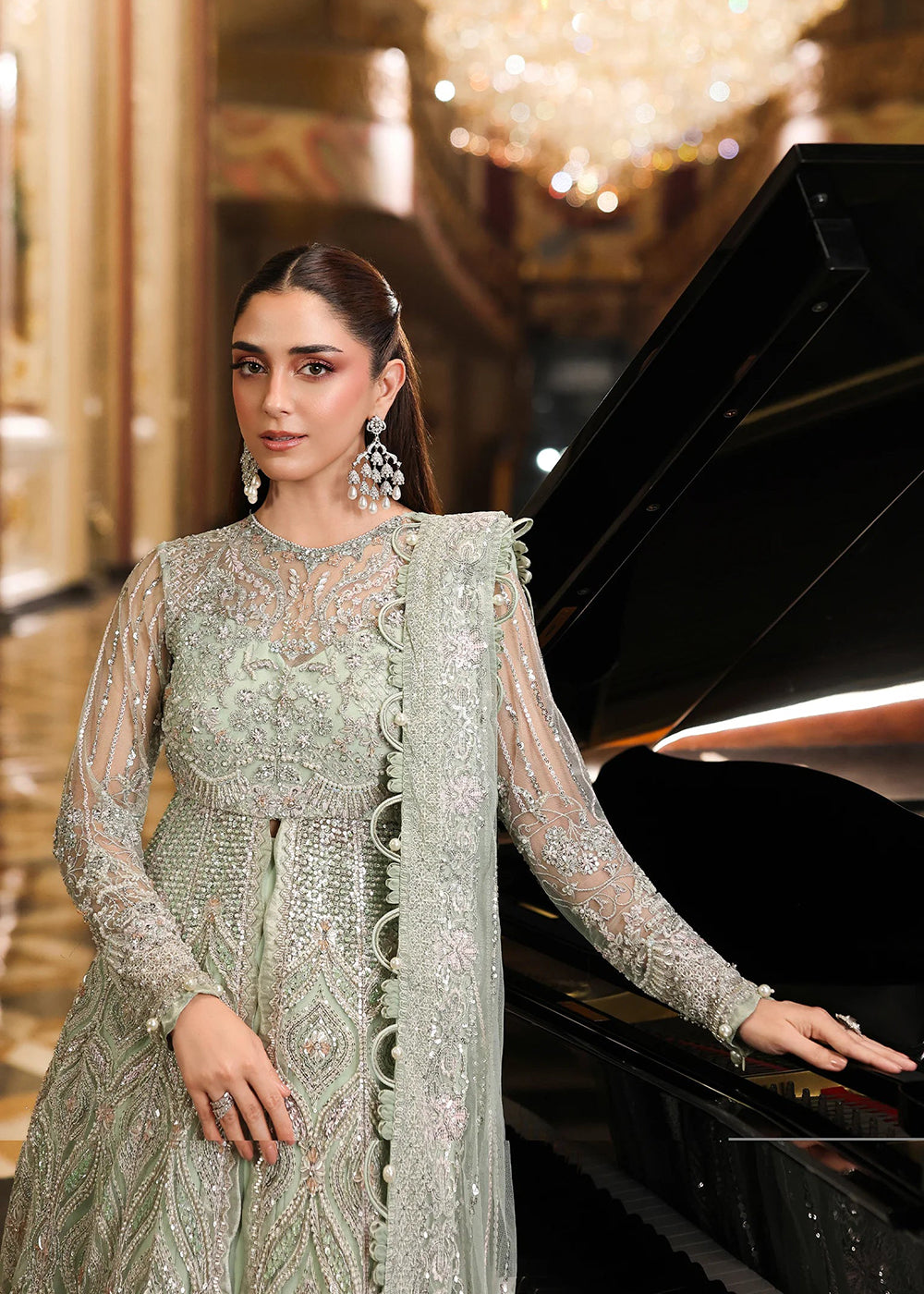 Buy Now Stardom Formals Handwork '25 by Elaf | ESH-10 DIANA Online in USA, UK, Canada, Greece, Germany, Ireland, Italy, UAE, Qatar & Worldwide at Empress.