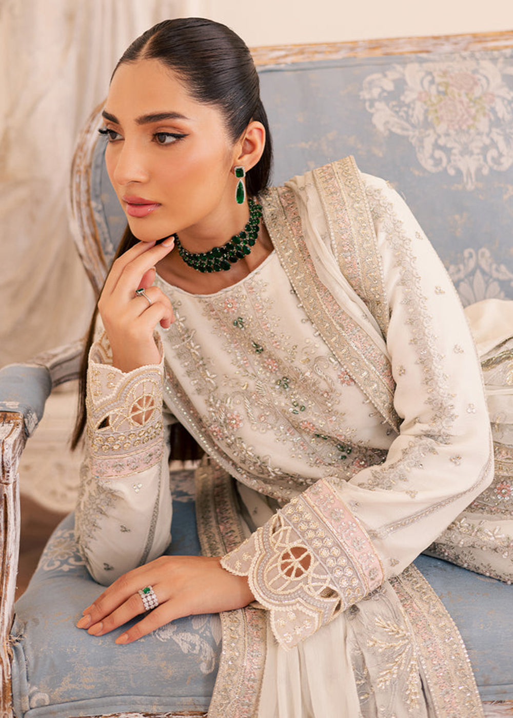 Buy Now Suave Luxury Formals '25 by Emaan Adeel | EZELLE Online in US, UK, Canada, Germany, Italy, Austria, France, Denmark, UAE & Worldwide at Empress Clothing.