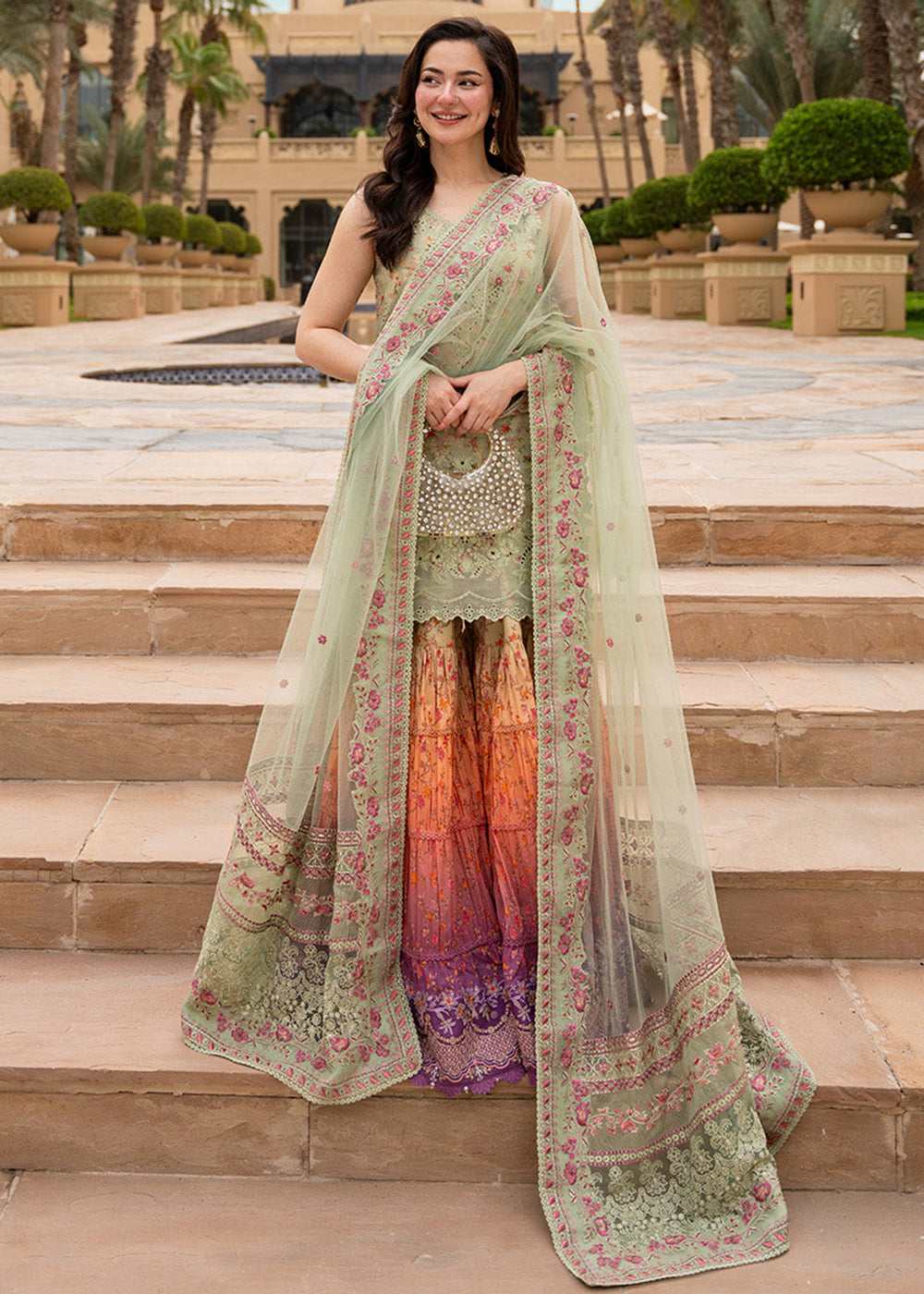 Buy Now Aya Luxury Lawn '26 by Faiza Saqlain | Eldira Online in US, UK, Canada, France, Greece, Germany, Ireland, Sweden, Denmark, UAE & Worldwide at Empress.