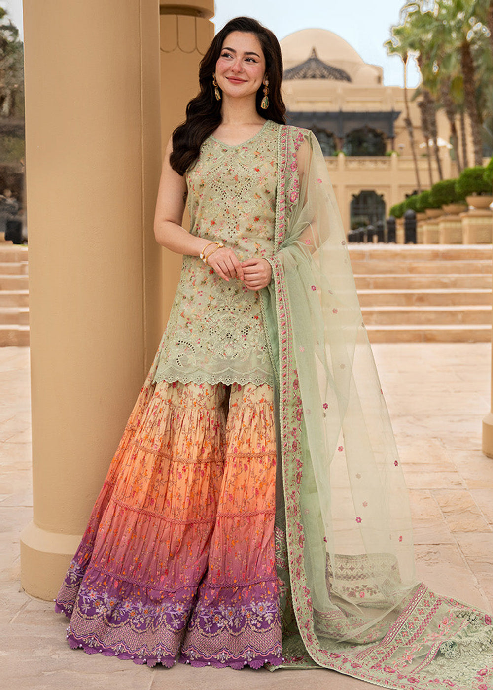 Buy Now Aya Luxury Lawn '26 by Faiza Saqlain | Eldira Online in US, UK, Canada, France, Greece, Germany, Ireland, Sweden, Denmark, UAE & Worldwide at Empress.