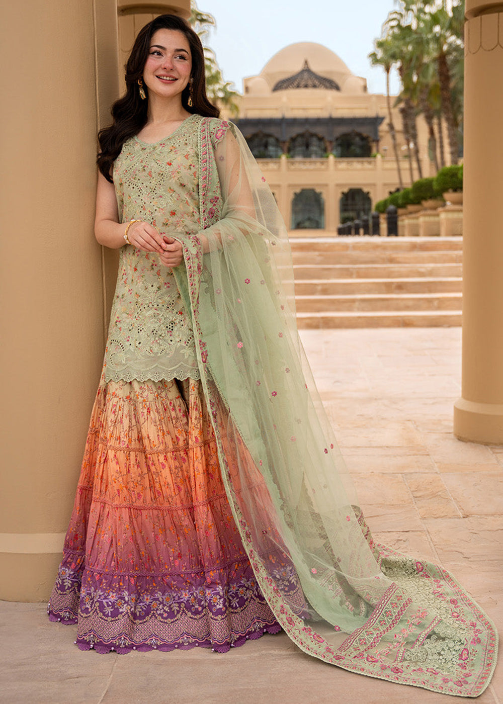 Buy Now Aya Luxury Lawn '26 by Faiza Saqlain | Eldira Online in US, UK, Canada, France, Greece, Germany, Ireland, Sweden, Denmark, UAE & Worldwide at Empress.