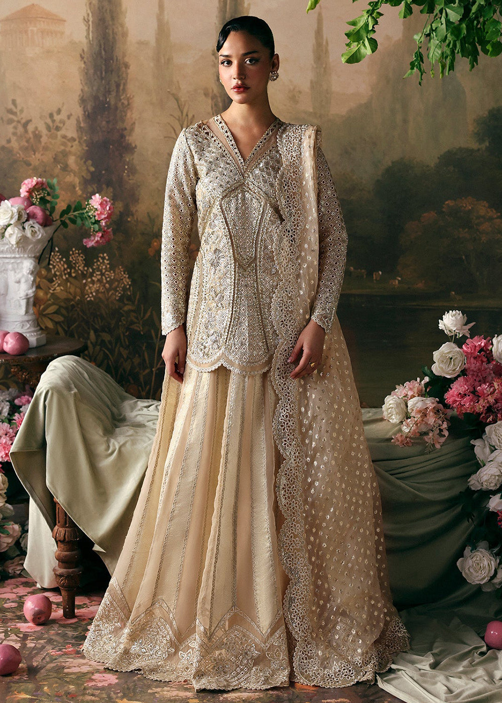 Buy Now La Fuchsia Luxury Formals '26 by Afrozeh | Emperor Online in US, UK, Canada, France, Italy, Germany, Greece, UAE, Switzerland & Worldwide at Empress.