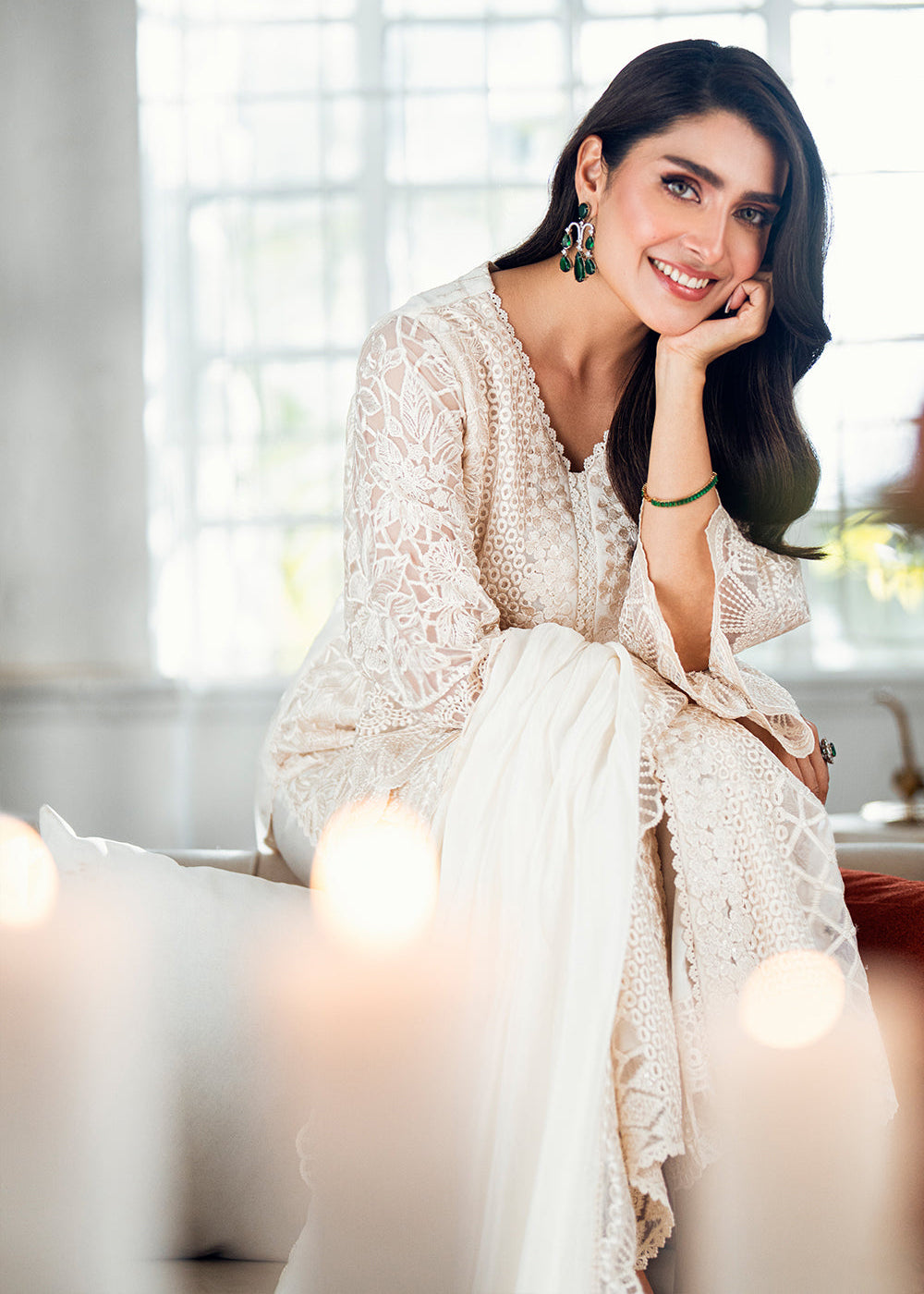 Buy Now Luxe Embroidered Festive Formals '25 by Azure | Ethereal Pearl Online in USA, UK, Canada, France, Italy, Germany, UAE & Worldwide at Empress Clothing.