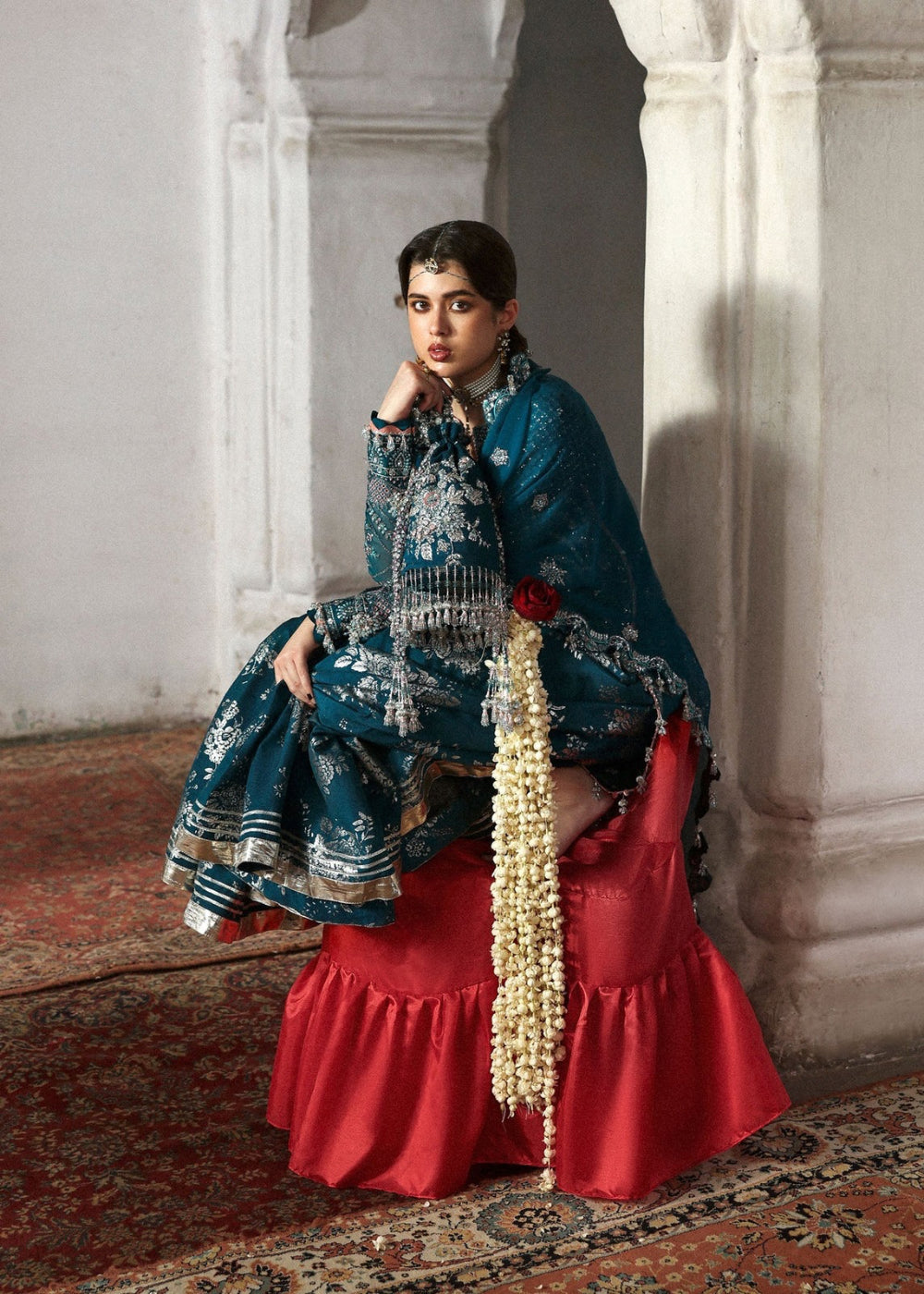 Buy Now Mussarat Wedding Formals by Hussain Rehar | Zebunisa Online in US, UK, Canada, France, Italy, Germany, Greece, Sweden, Africa & Worldwide at Empress.