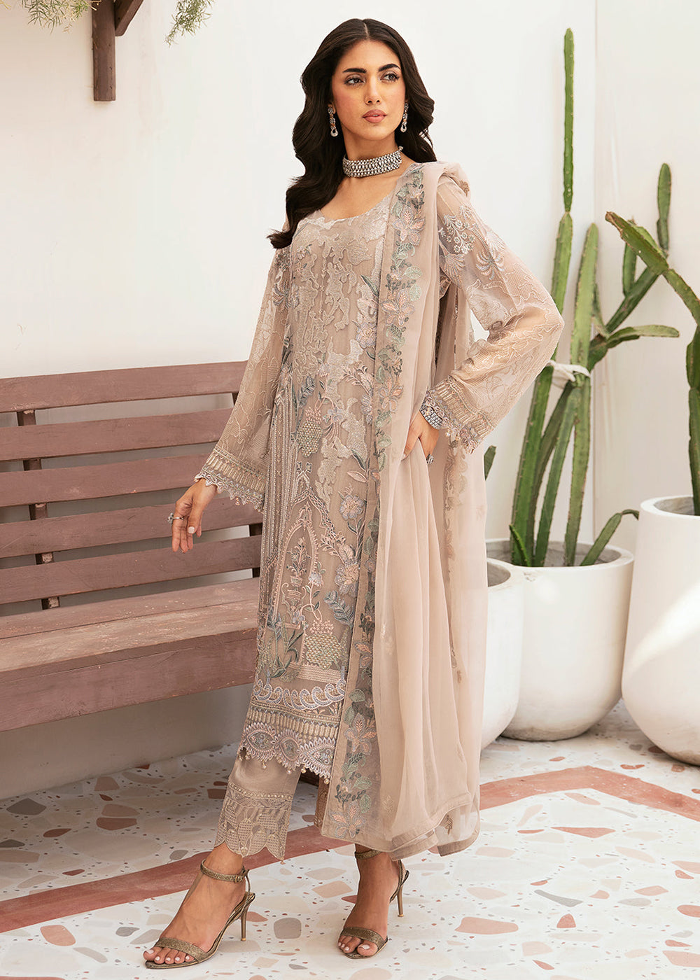 Buy Now Luxury Chiffon Collection 2024 by Ramsha | F-2601 Online at Empress Online in USA, UK, Canada & Worldwide at Empress Clothing.