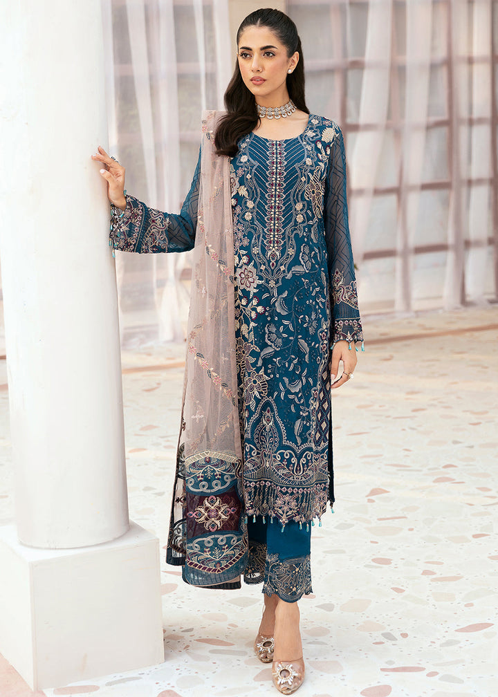 Buy Now Luxury Chiffon Collection 2024 by Ramsha | F-2602 Online at Empress Online in USA, UK, Canada & Worldwide at Empress Clothing.