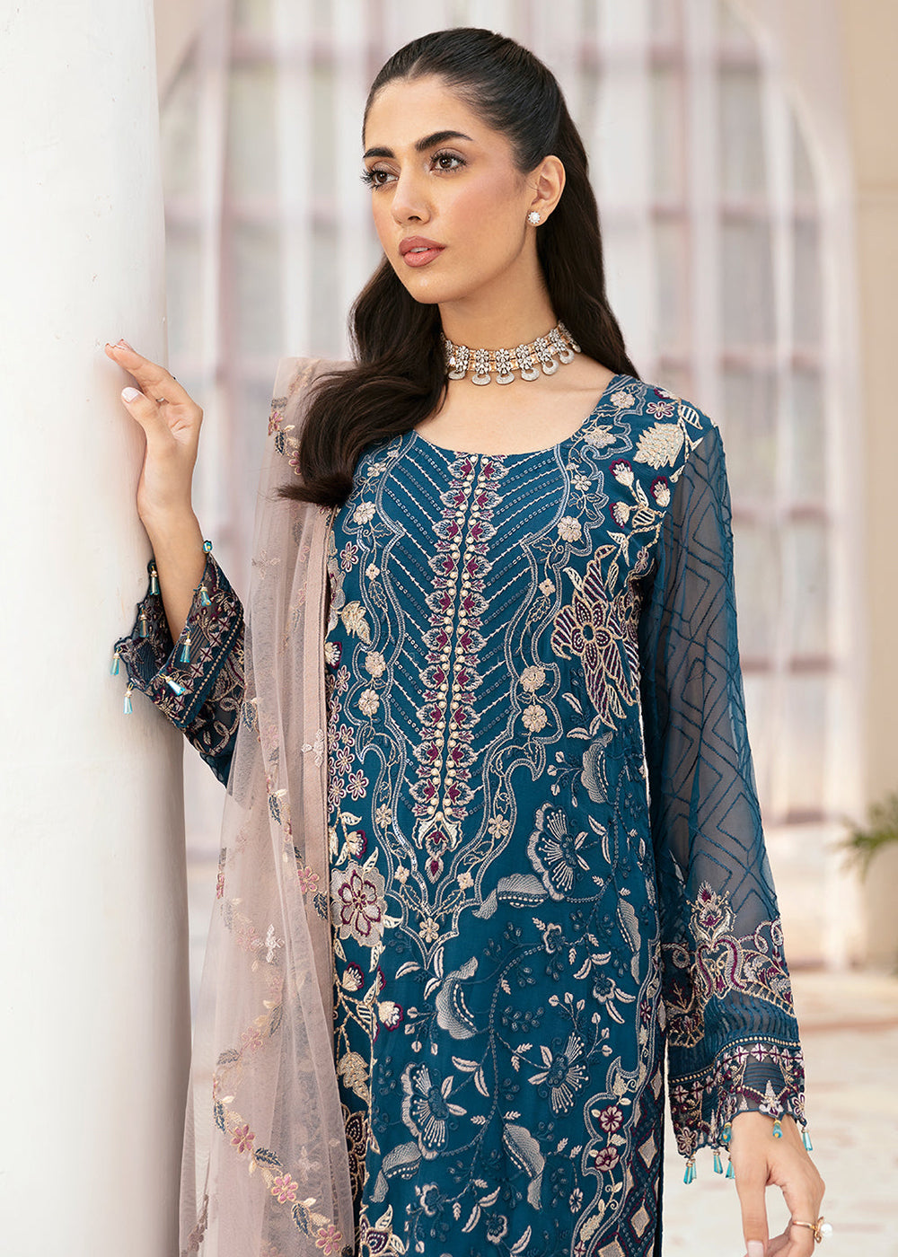 Buy Now Luxury Chiffon Collection 2024 by Ramsha | F-2602 Online at Empress Online in USA, UK, Canada & Worldwide at Empress Clothing.