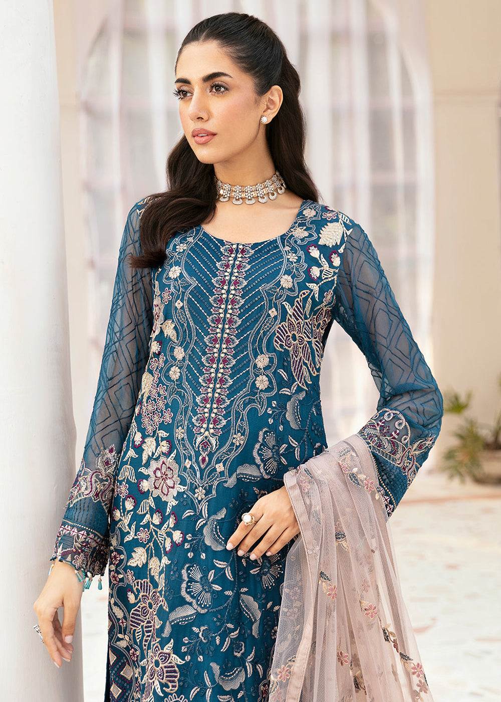 Buy Now Luxury Chiffon Collection 2024 by Ramsha | F-2602 Online at Empress Online in USA, UK, Canada & Worldwide at Empress Clothing.