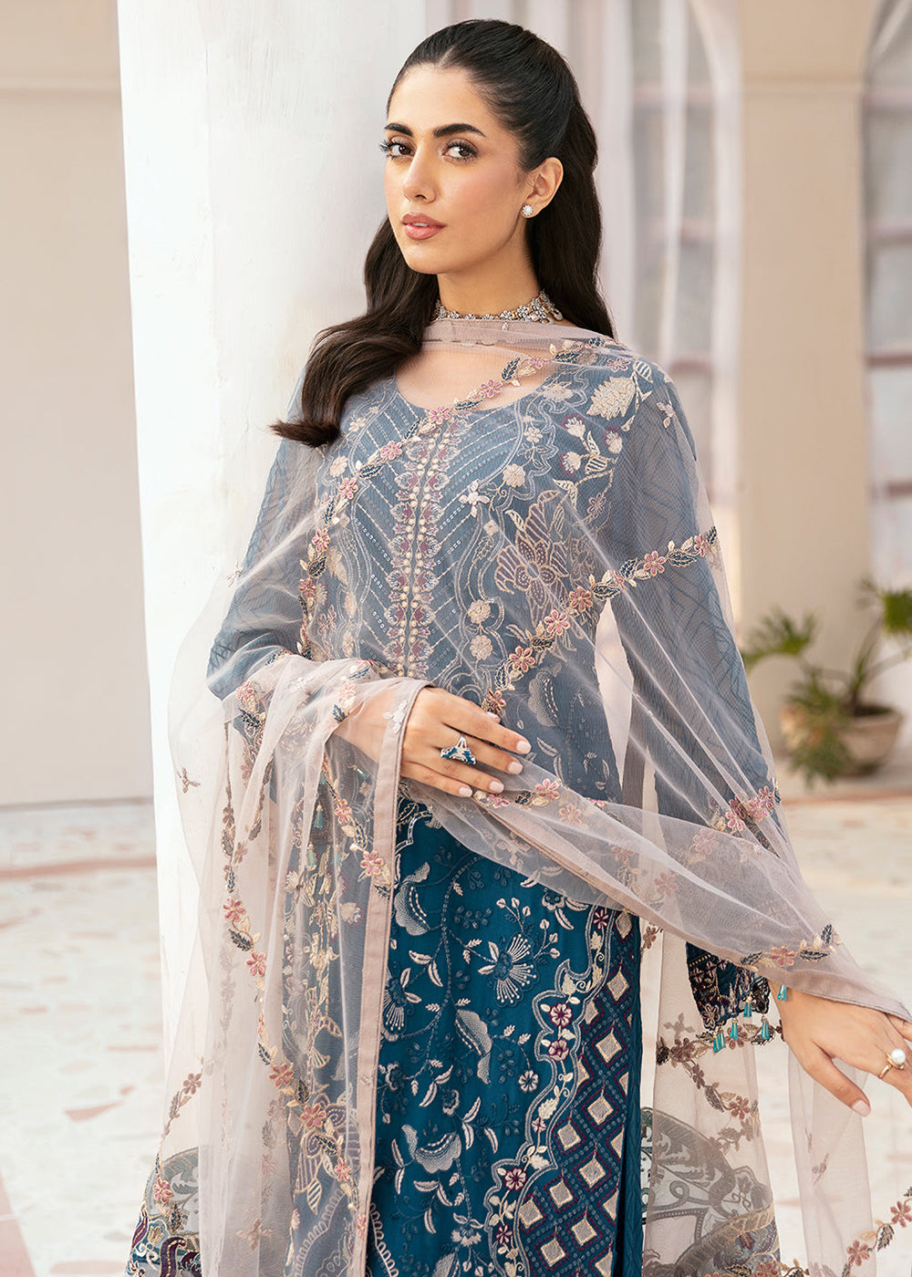 Buy Now Luxury Chiffon Collection 2024 by Ramsha | F-2602 Online at Empress Online in USA, UK, Canada & Worldwide at Empress Clothing.