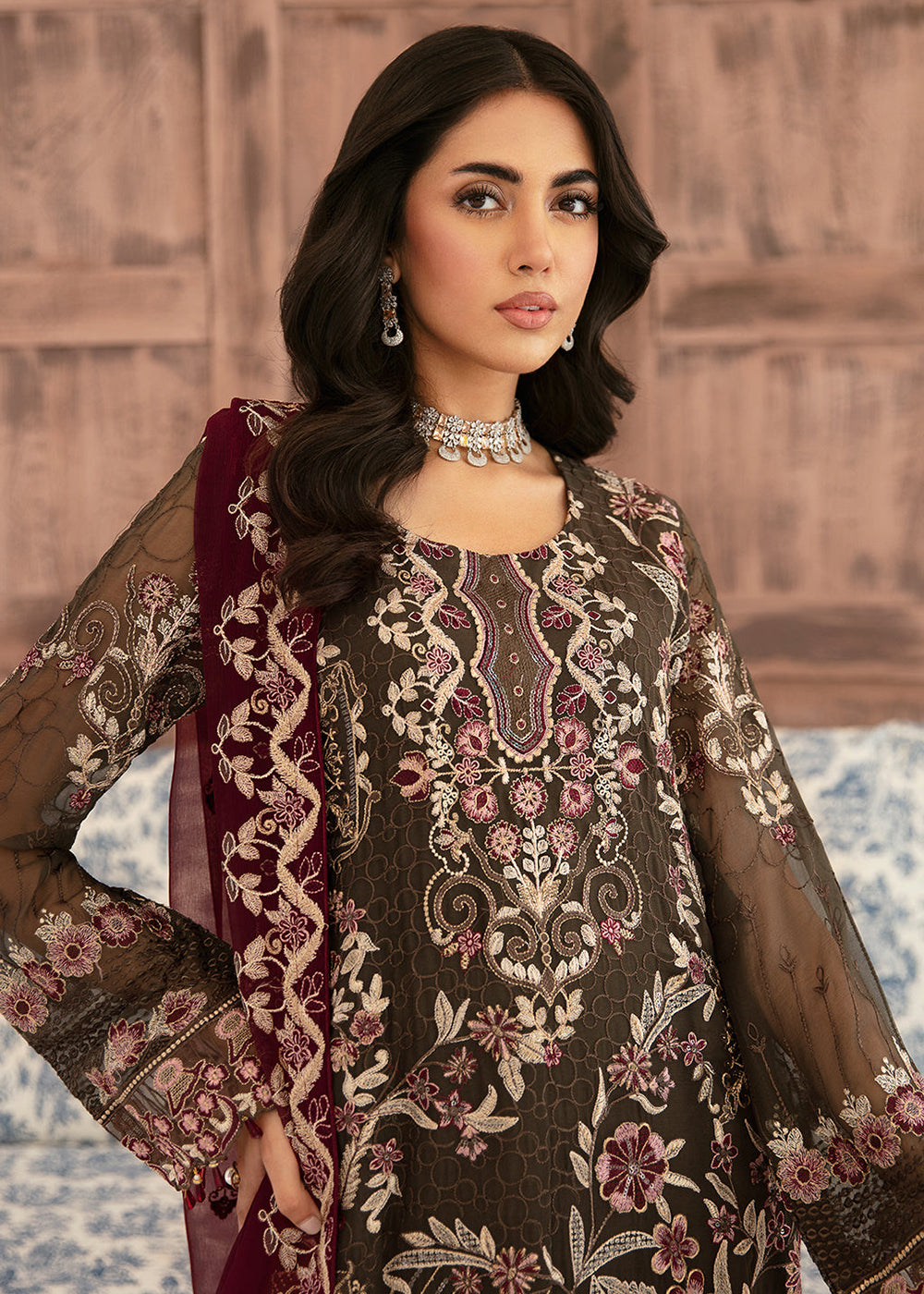 Buy Now Luxury Chiffon Collection 2024 by Ramsha | F-2604 Online at Empress Online in USA, UK, Canada & Worldwide at Empress Clothing.