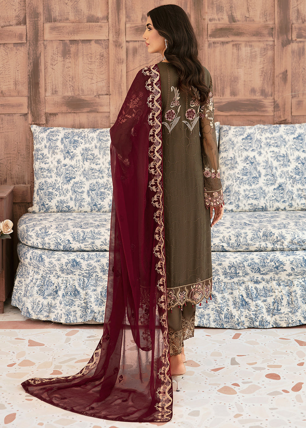 Buy Now Luxury Chiffon Collection 2024 by Ramsha | F-2604 Online at Empress Online in USA, UK, Canada & Worldwide at Empress Clothing.