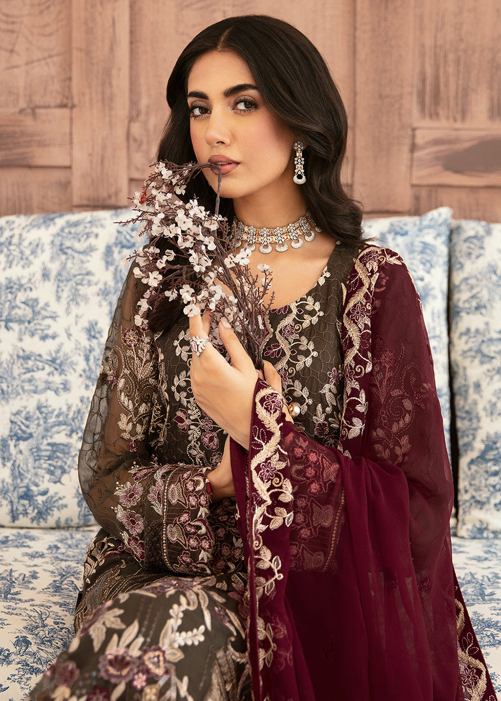 Buy Now Luxury Chiffon Collection 2024 by Ramsha | F-2604 Online at Empress Online in USA, UK, Canada & Worldwide at Empress Clothing.